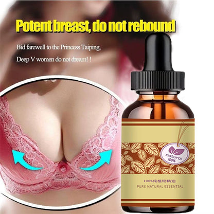 5ML/15ML/30ML/50ML 100% Natural Breast Plump Essential Oil Grow up Busty Breast Enlargement Breast Enlargement Massage Oil Cream